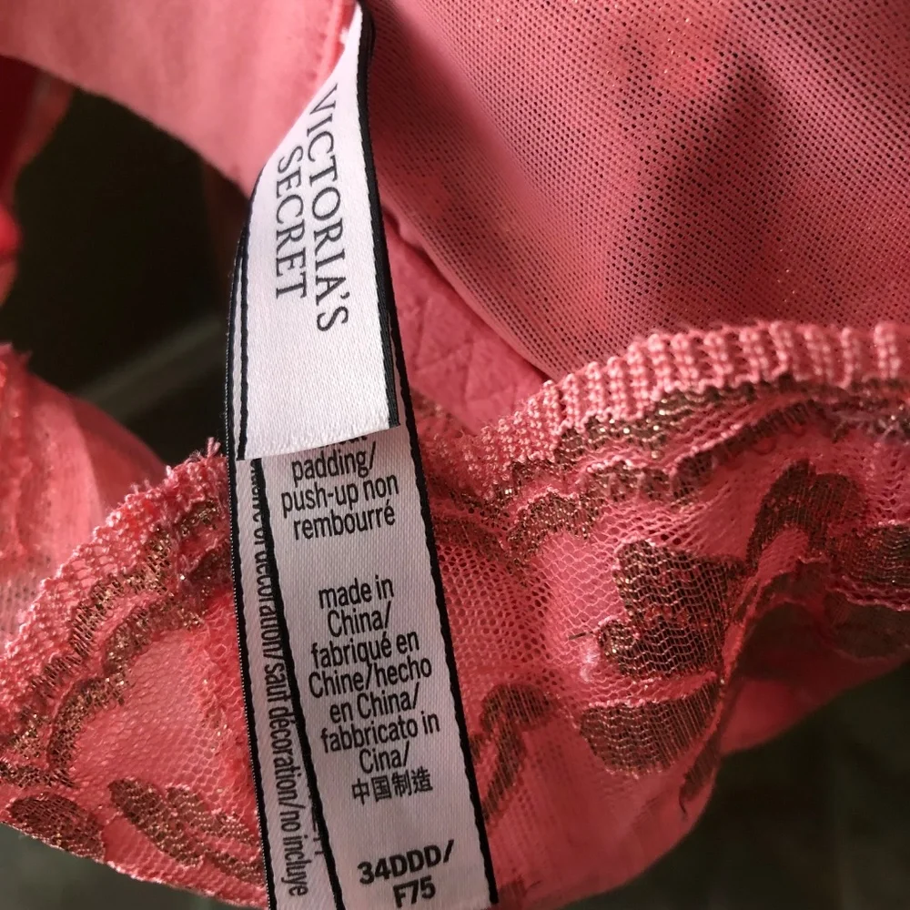 Vintage Victoria's Secret 34DDD Dream Angels Push Up - Picture 3 of 4